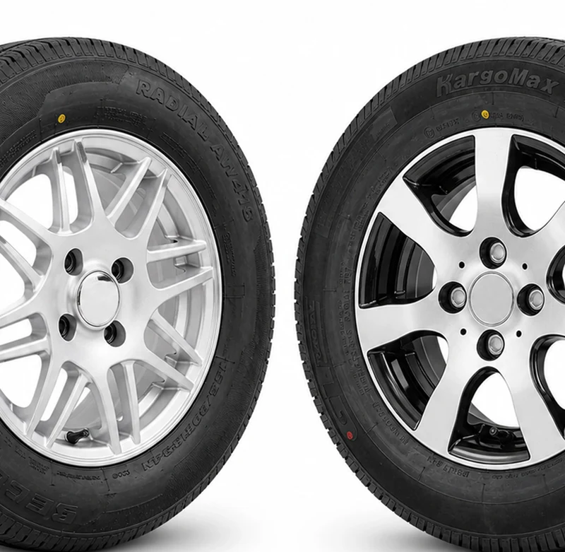 Complete wheel with aluminium rim